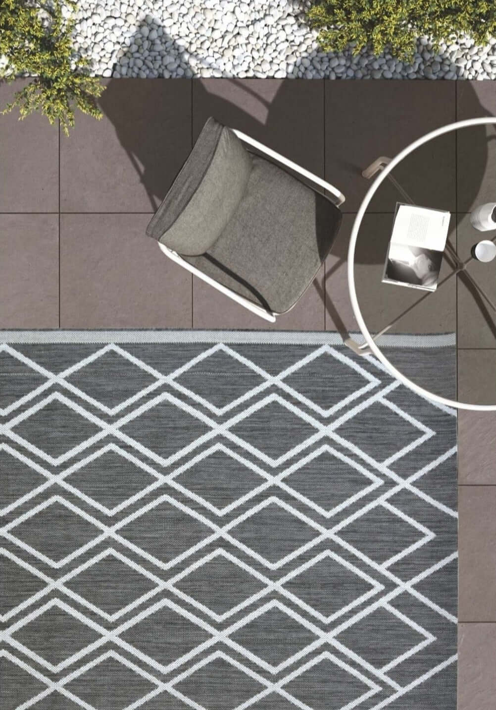 County Diamonds Indoor‑Outdoor Rug 11651A by The Rugs