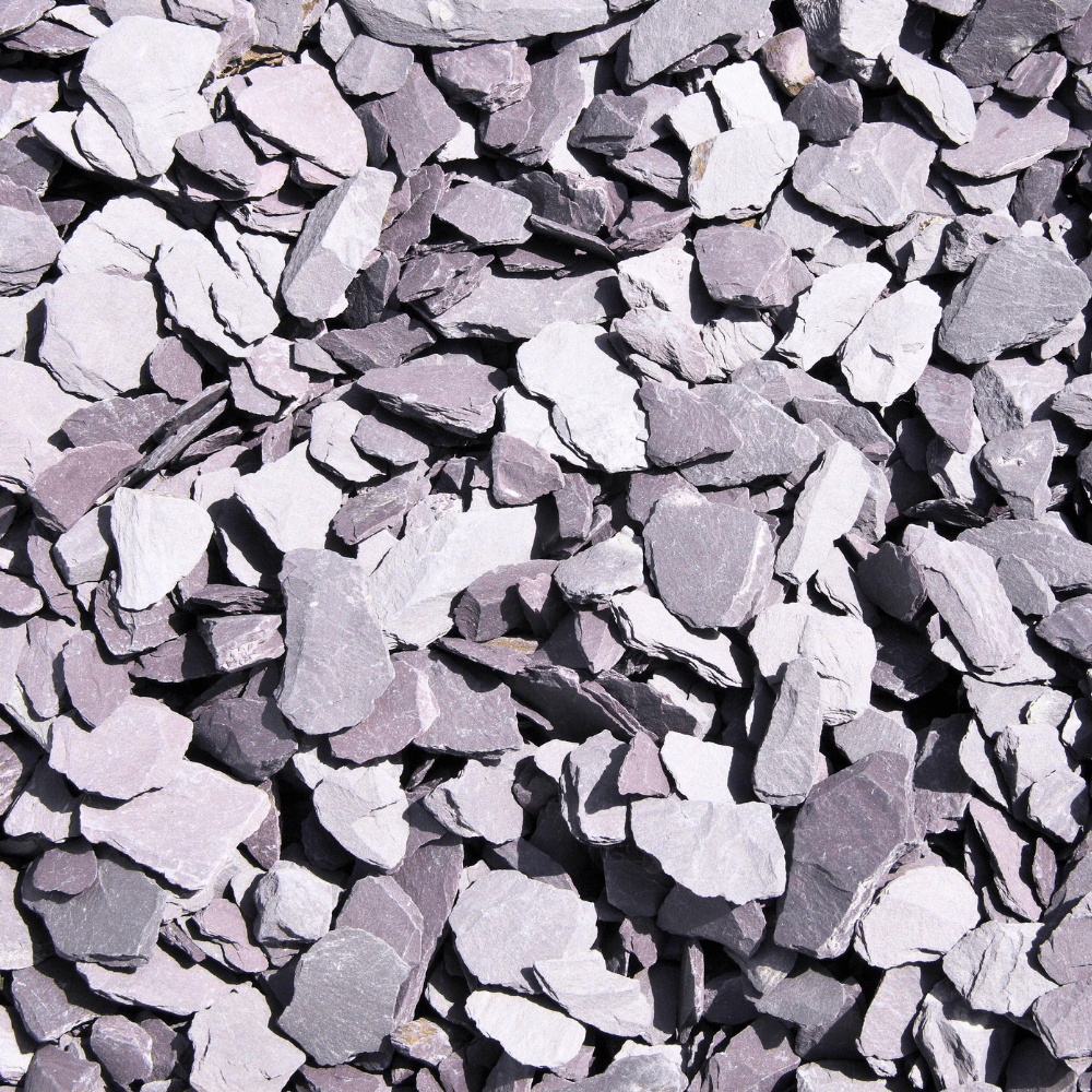Dandy’s Welsh Blue Plum Crushed Slate Chippings - 40mm