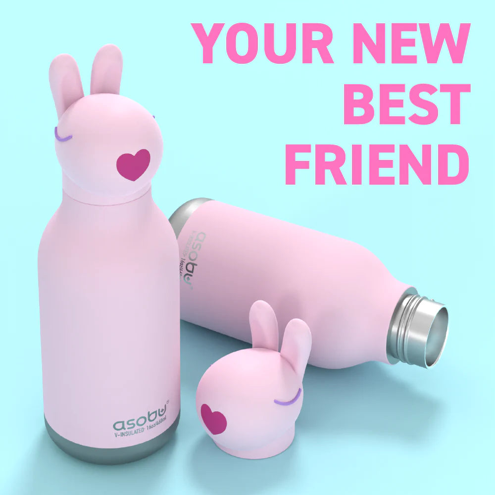 Asobu Bunny Bestie Bottle, 460ml