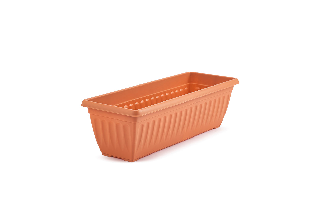 Whitefurze Athens Taupe Square Window Box, 60cm