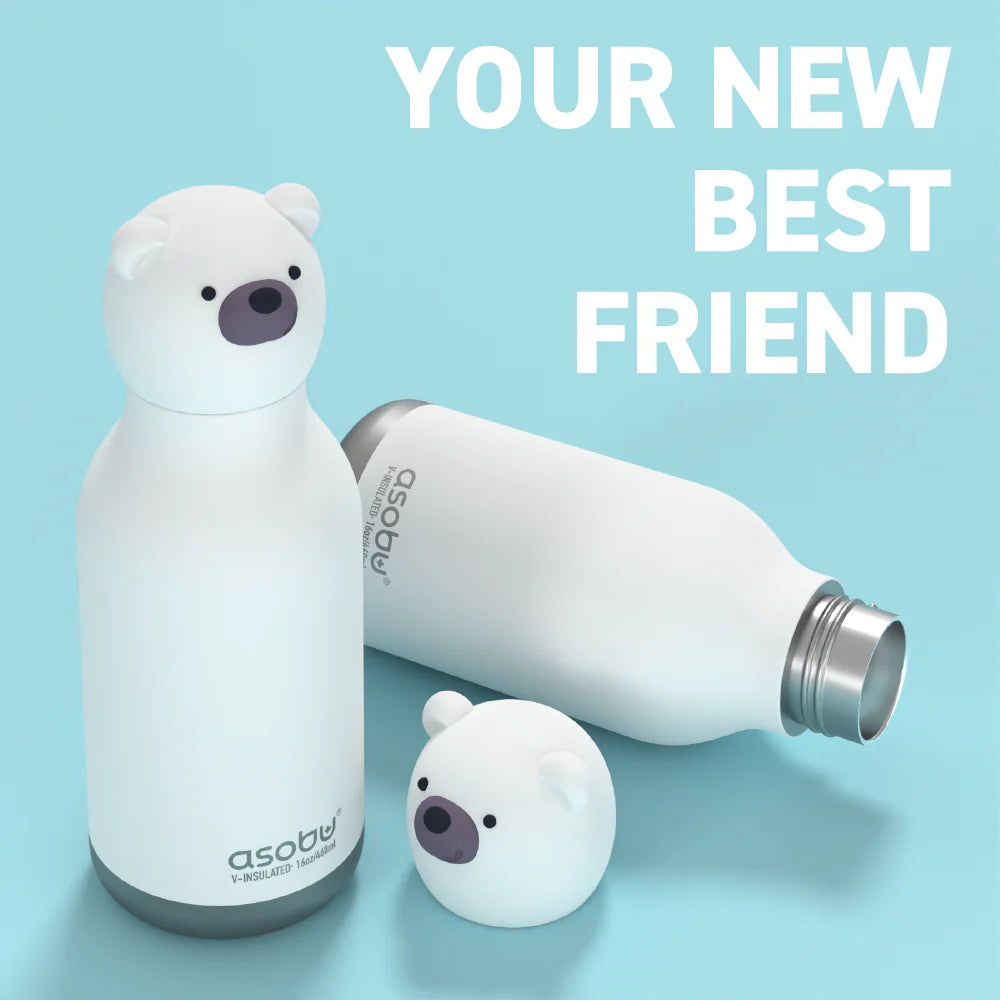 Asobu Teddy Bear Bestie Bottle , 460ml