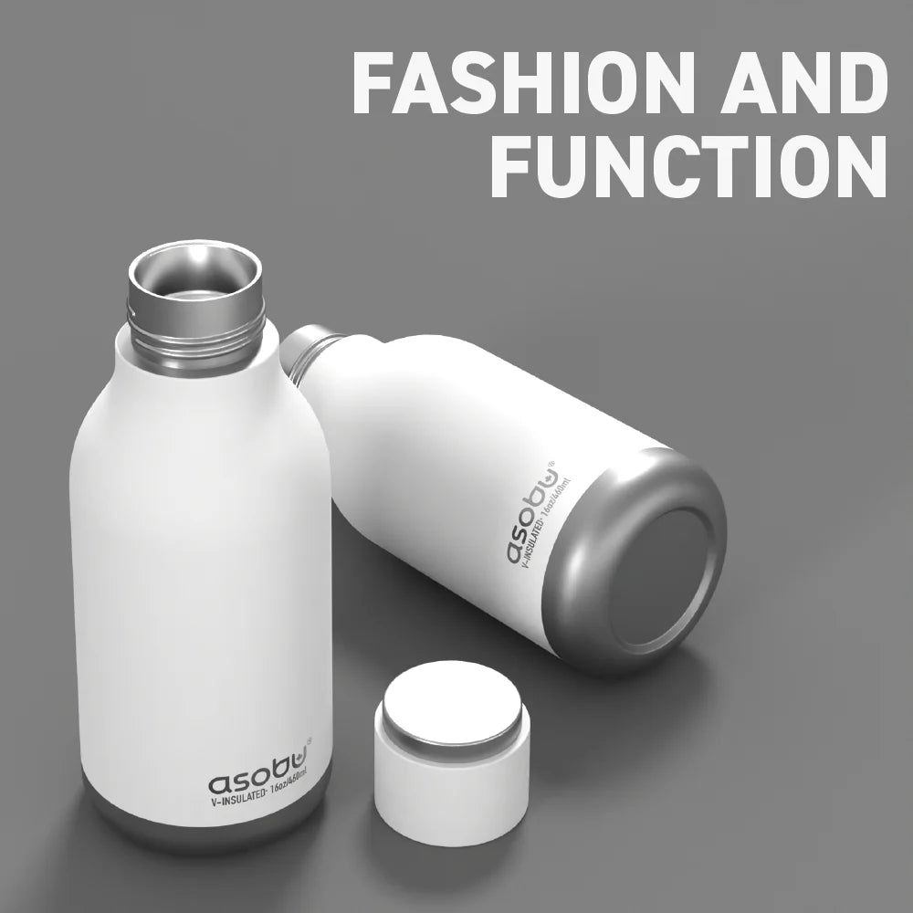 Asobu Urban Bottle, 460 ml, White