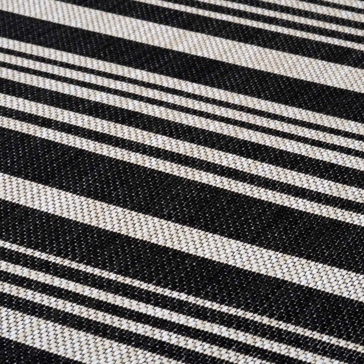 Ecology Outdoor Rug Black 300BL by The Rugs