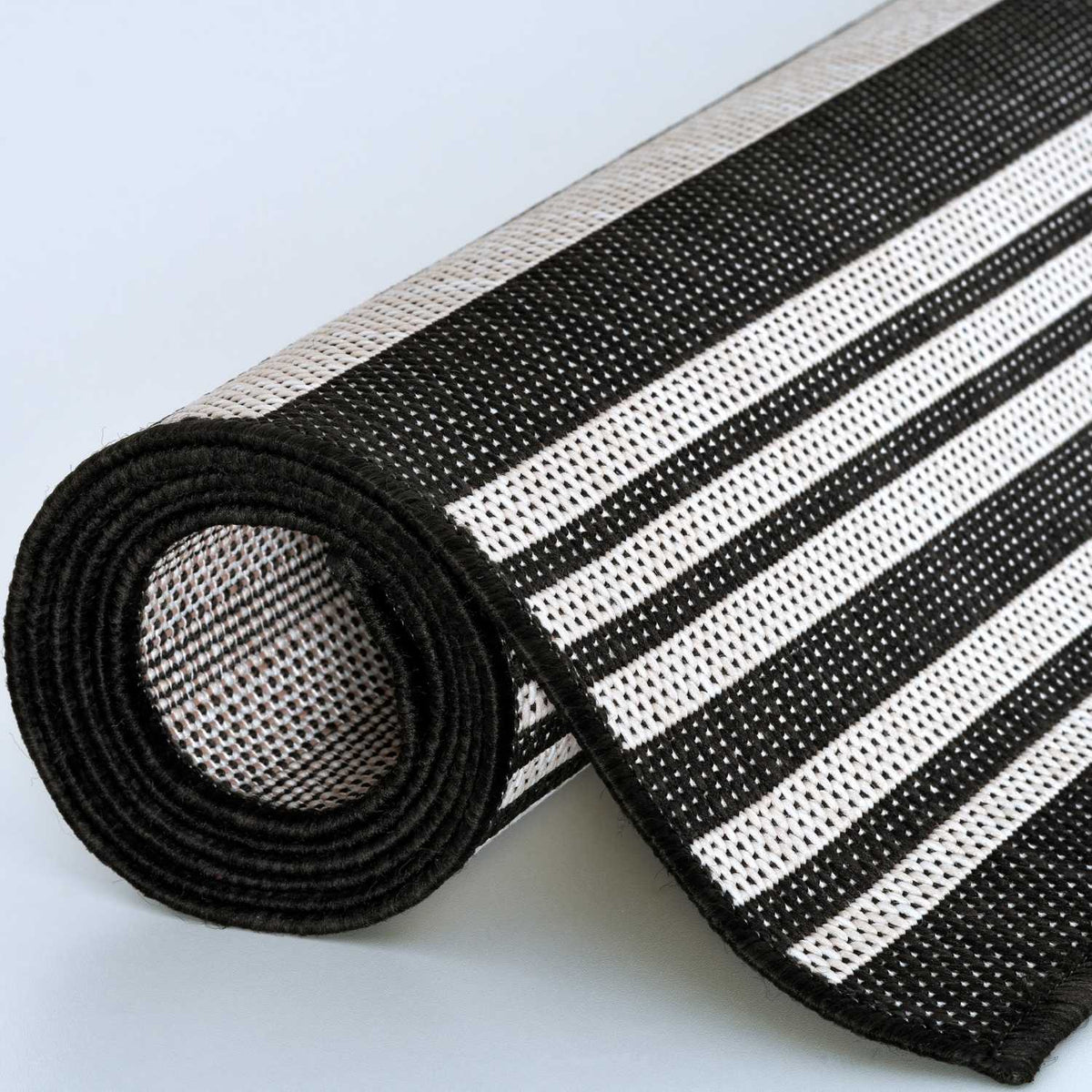 Ecology Outdoor Rug Black 300BL by The Rugs
