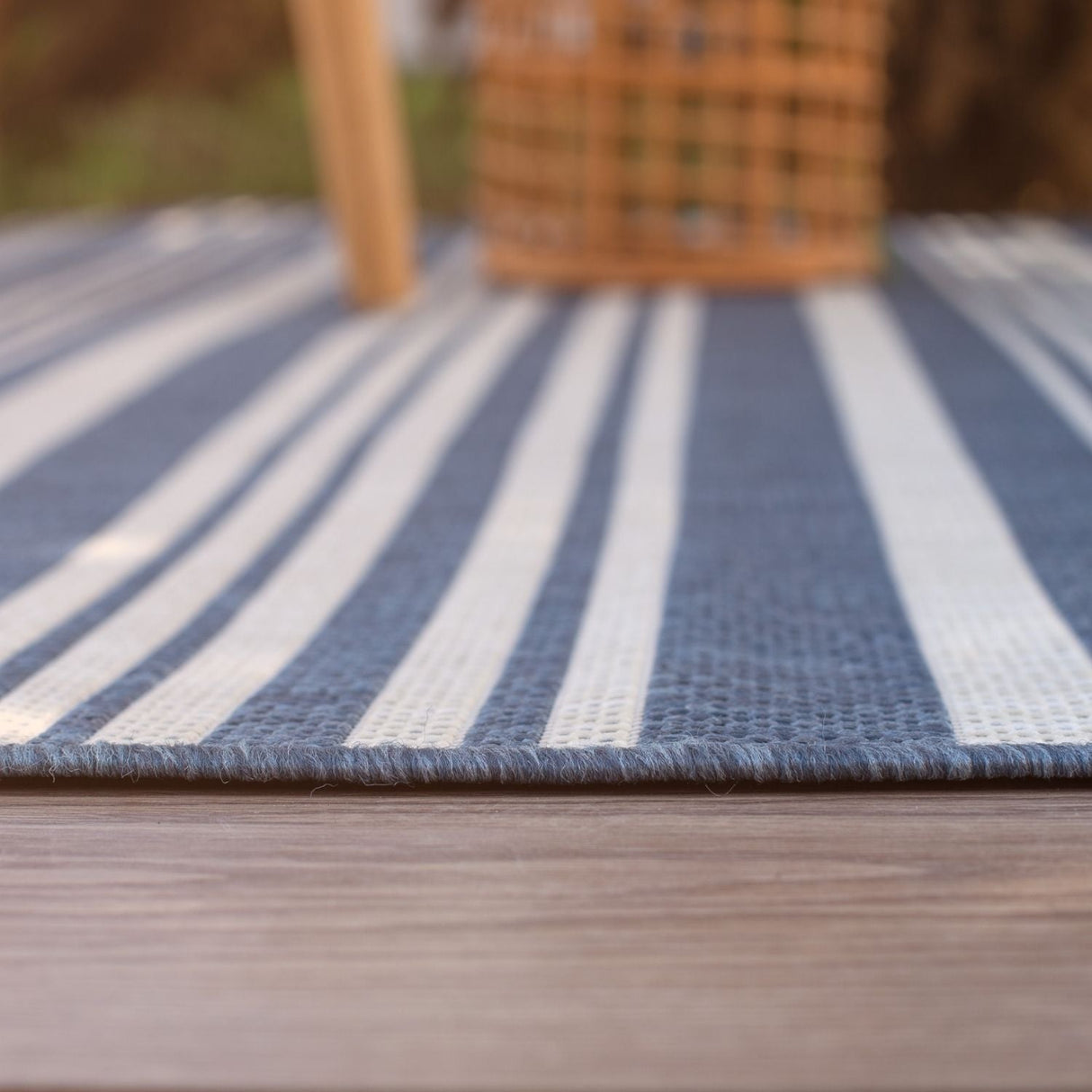 Ecology Outdoor Rug Blue 300BL by The Rugs