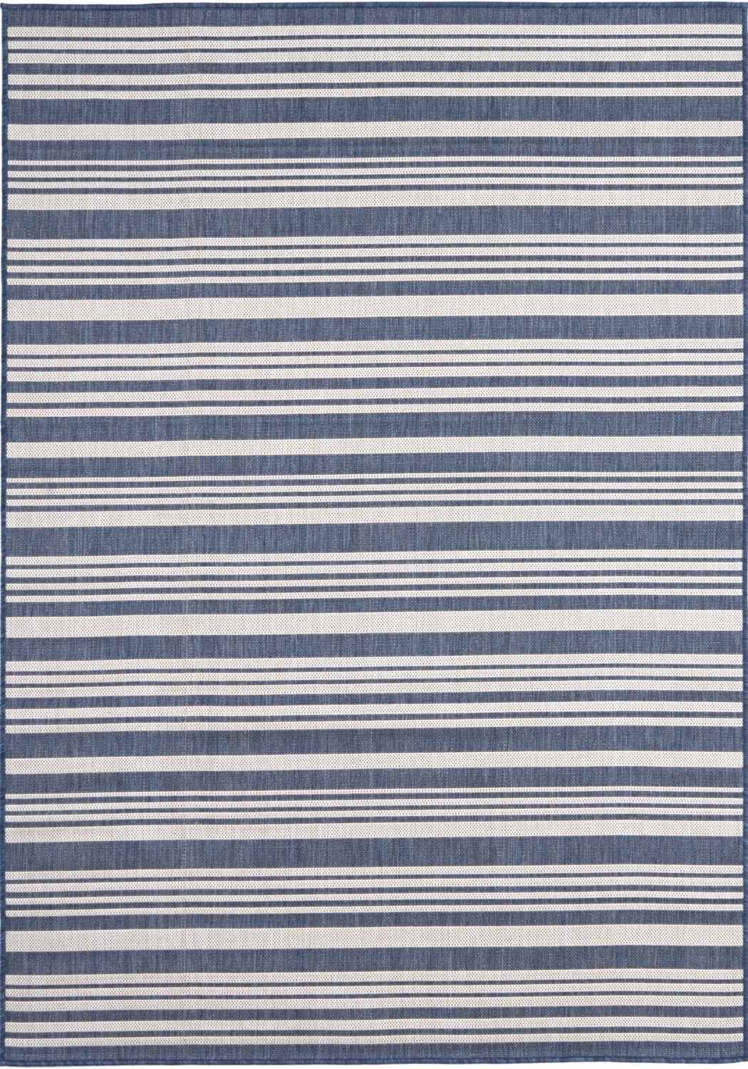 Ecology Outdoor Rug Blue 300BL by The Rugs