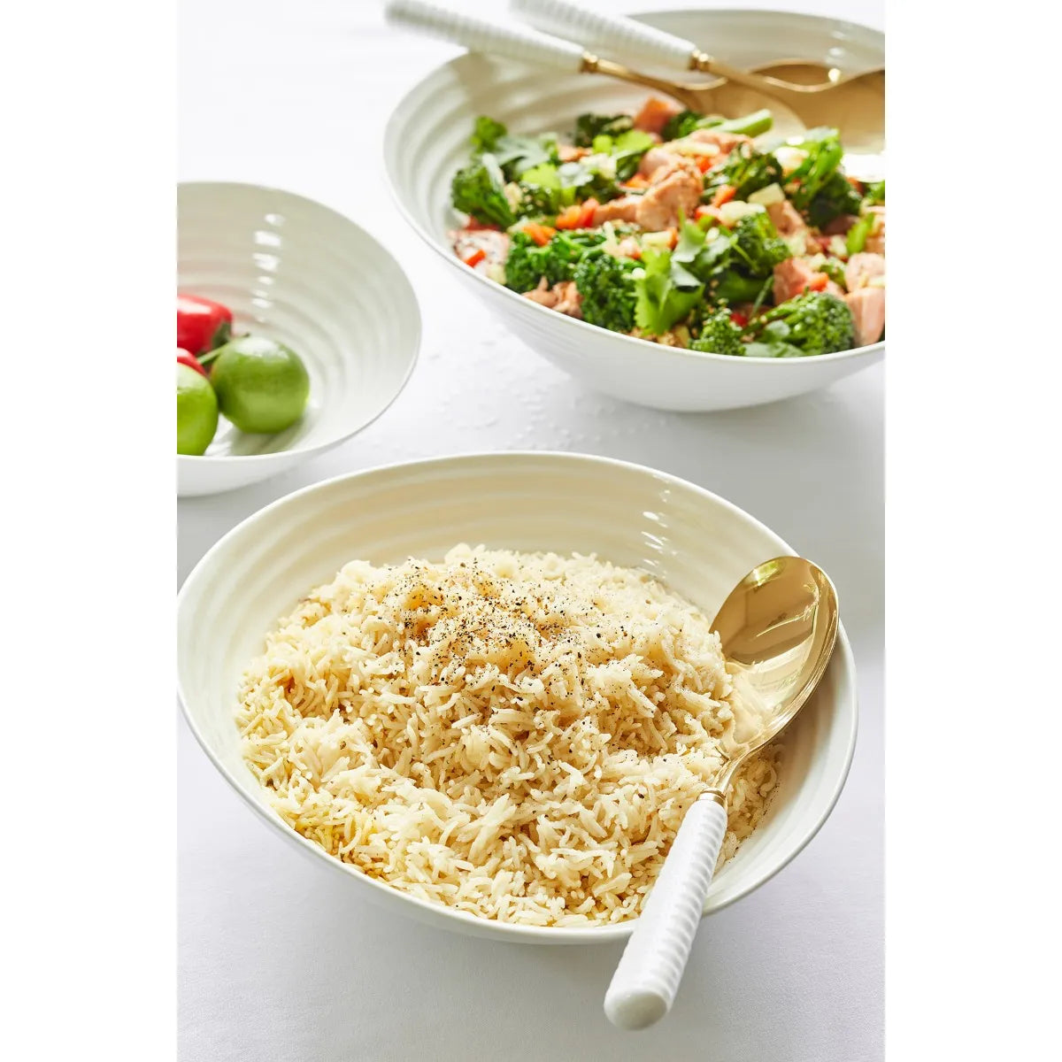 Portmeirion Sophie Conran Porcelain Bowls, Set of 4, White