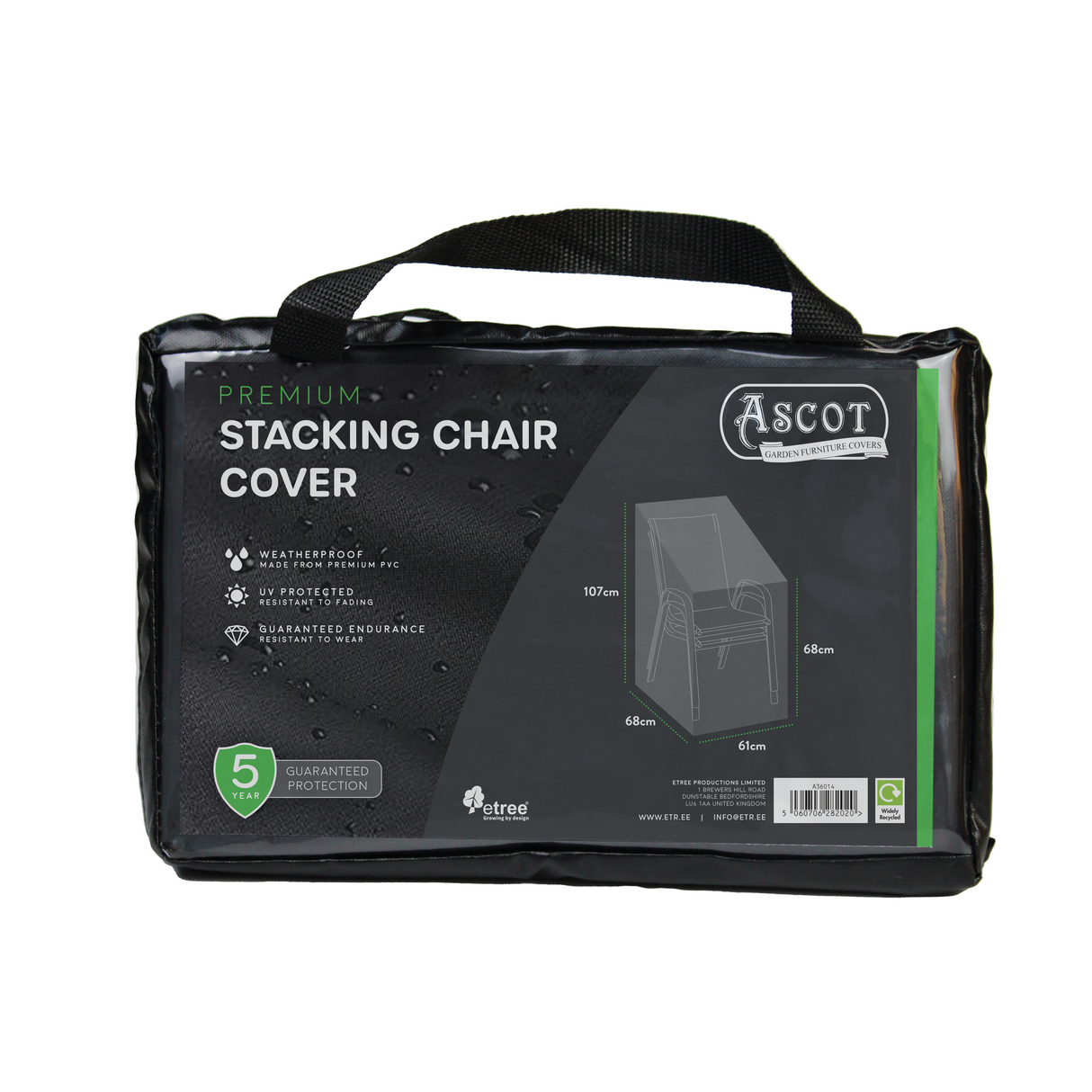 Etree Premium Stacking Chair Cover - 61 X 68 X 68/107 (H) cm
