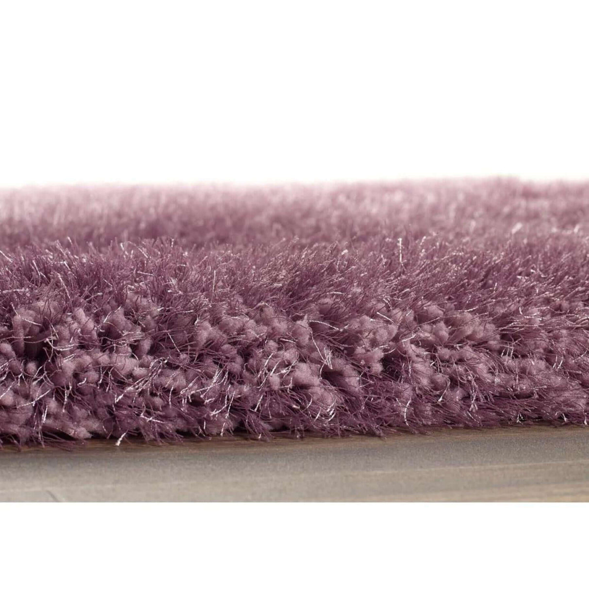 Extravagance Lilac Shaggy Rug by The Rugs