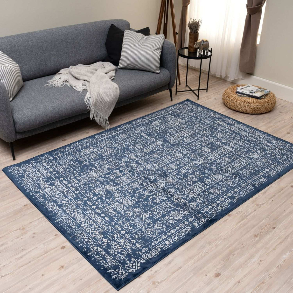 Montana Blue Rug 3716BL by The Rugs