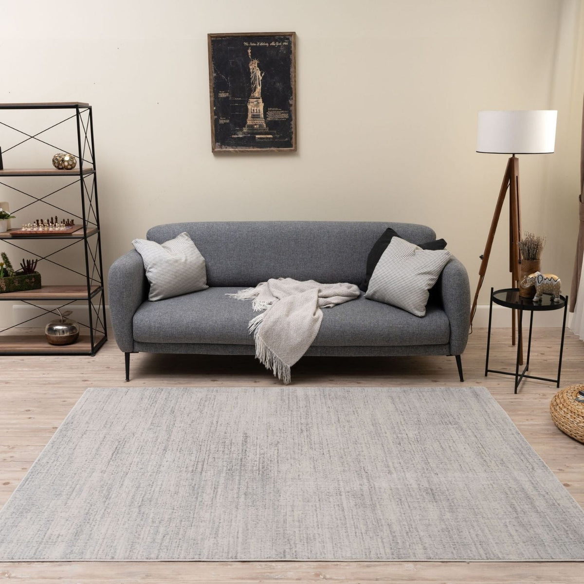 The Rugs Montana Cream & Grey Rug 3800