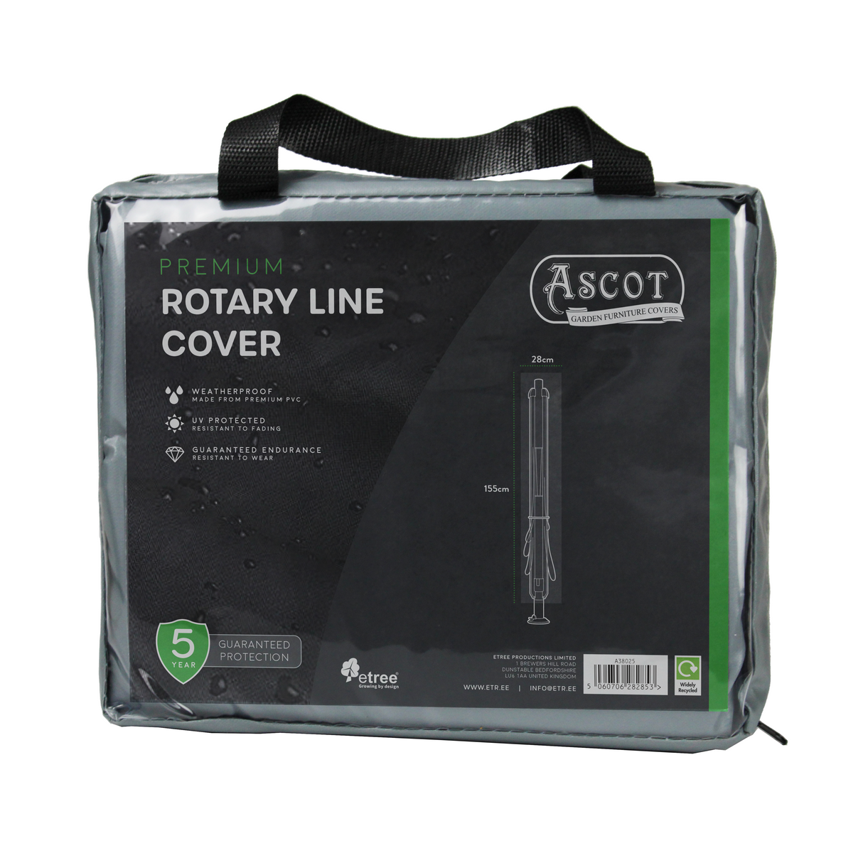 Etree Premium Rotary Line Cover - 28/28(W) X 155 (H) cm