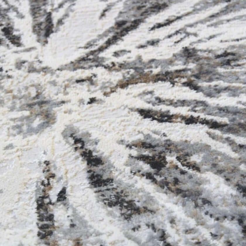 Abstract Burst Grey Rug D149A by The Rugs