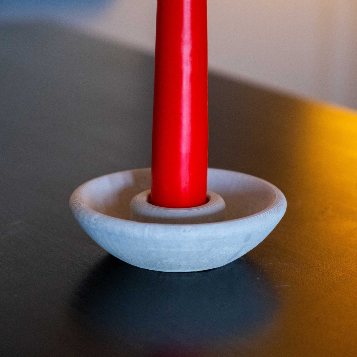 Gloria Home Concrete Round Candle Holder