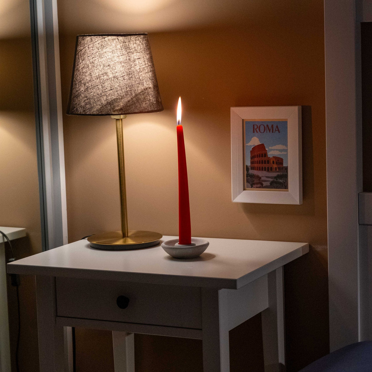 Gloria Home Concrete Round Candle Holder