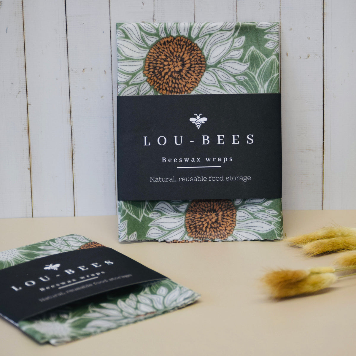 Lou-bees Sunflower Beeswax Wrap - 12 Inch