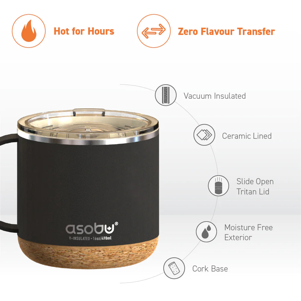 Asobu Infinite Mug, 470 ml, Black