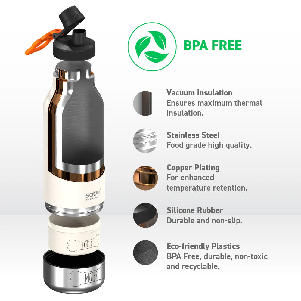 Asobu Buddy Bottle, 1005ml, White