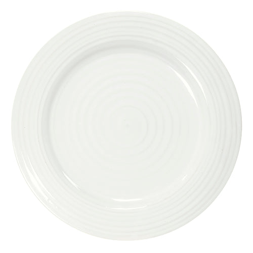 Portmeirion Sophie Conran Porcelain Dinner Plates, Set of 4, White