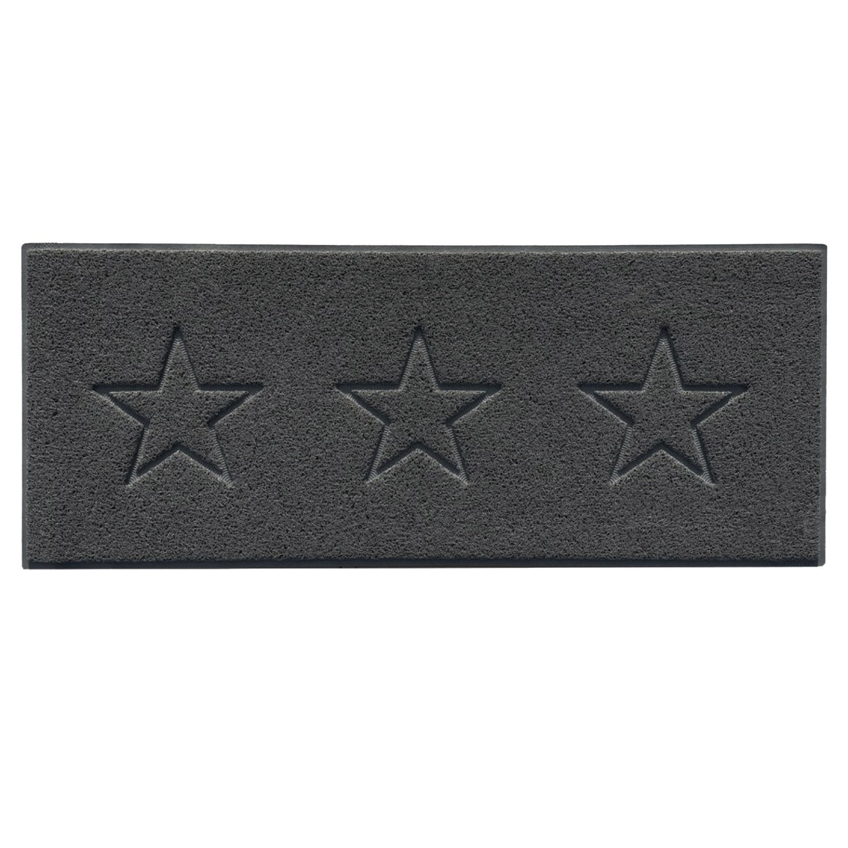 Nicoman Indoor Spaghetti Door Mat Embossed Star - Dark Grey
