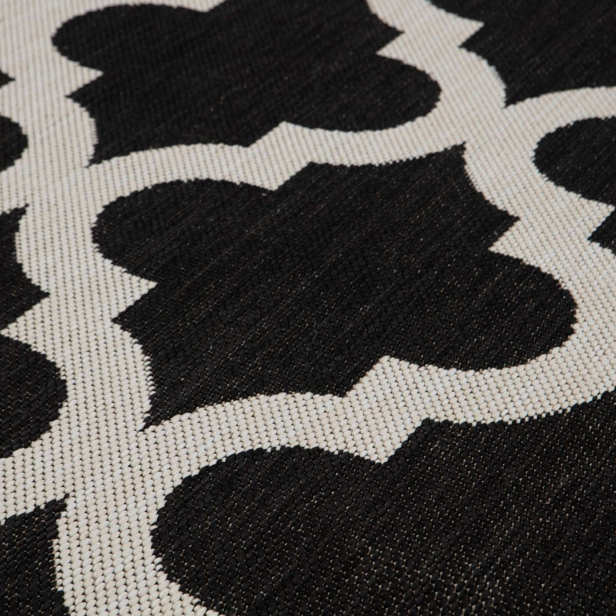 The Rugs Ecology Outdoor Rug Black 400B