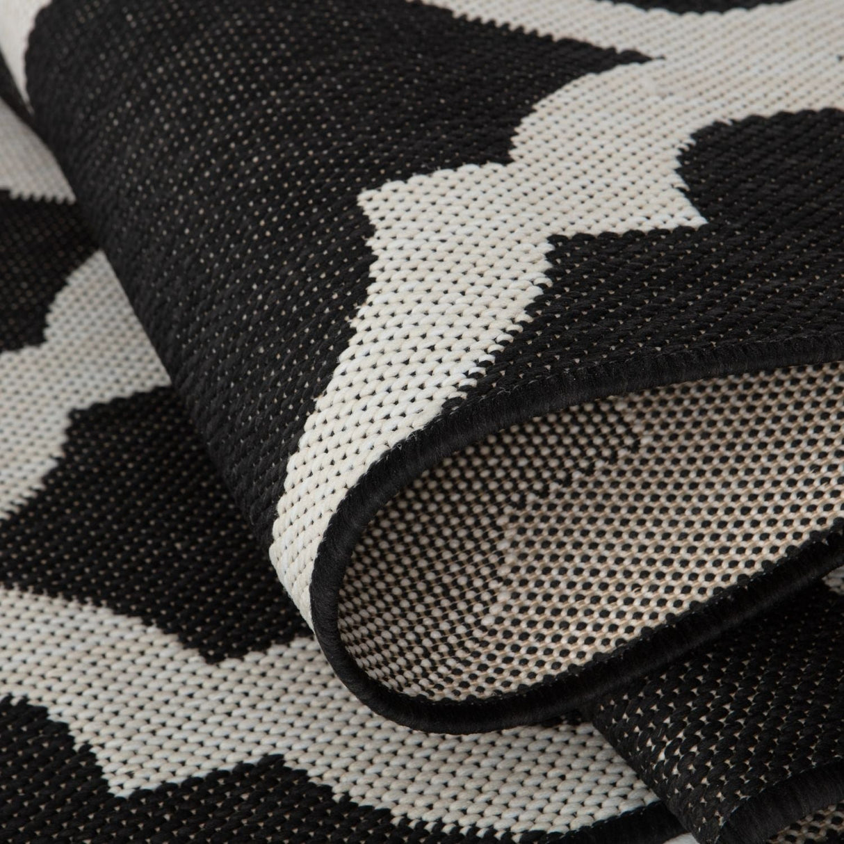 The Rugs Ecology Outdoor Rug Black 400B