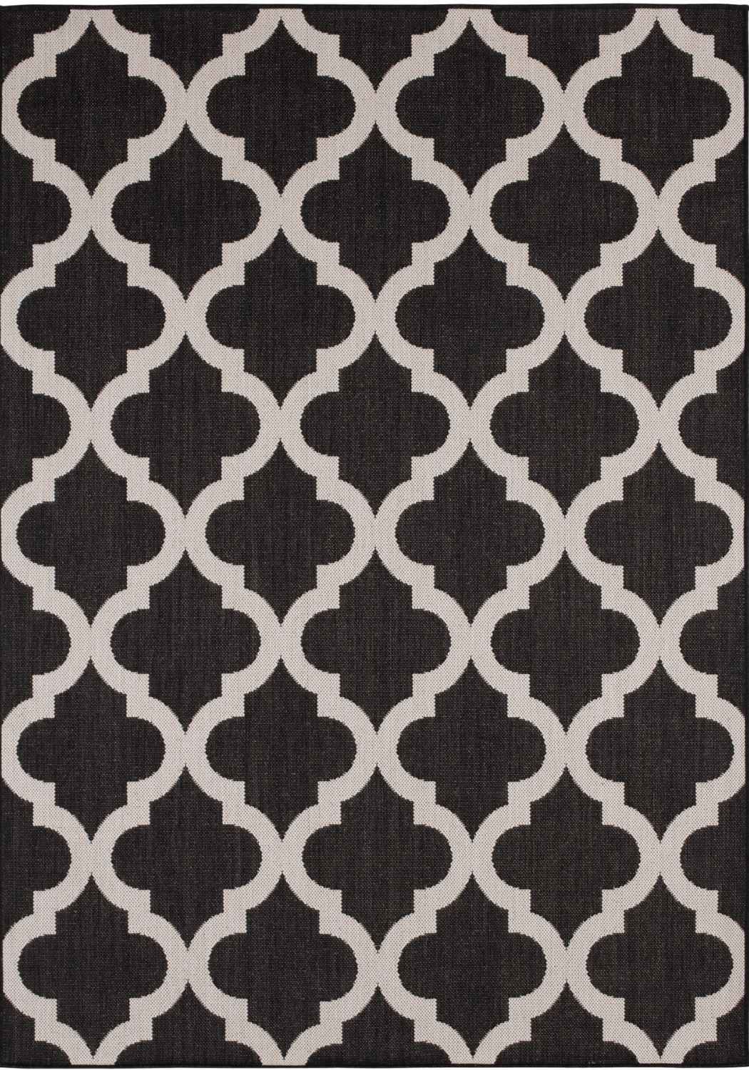 The Rugs Ecology Outdoor Rug Black 400B