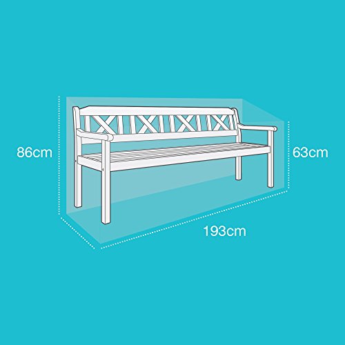 Etree Standard 4 Seat Large Bench Cover Reversible Green Black