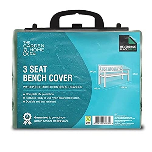 Etree Standard 3 Seat Bench Cover, Reversible Green & Black