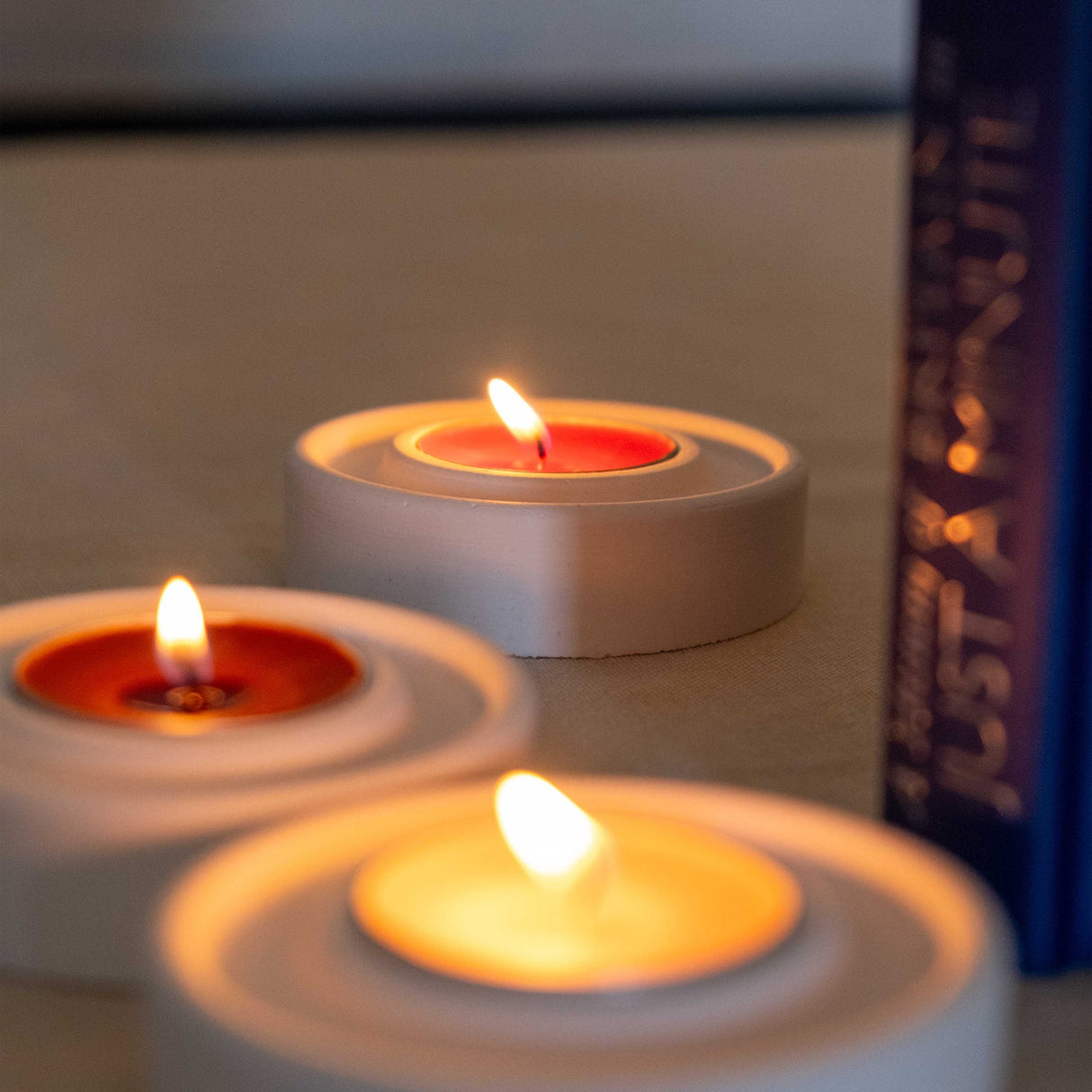 Gloria Home Concrete Single Tealight Holder