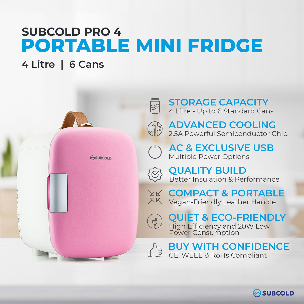 Subcold Pro Mini Fridge - 4L