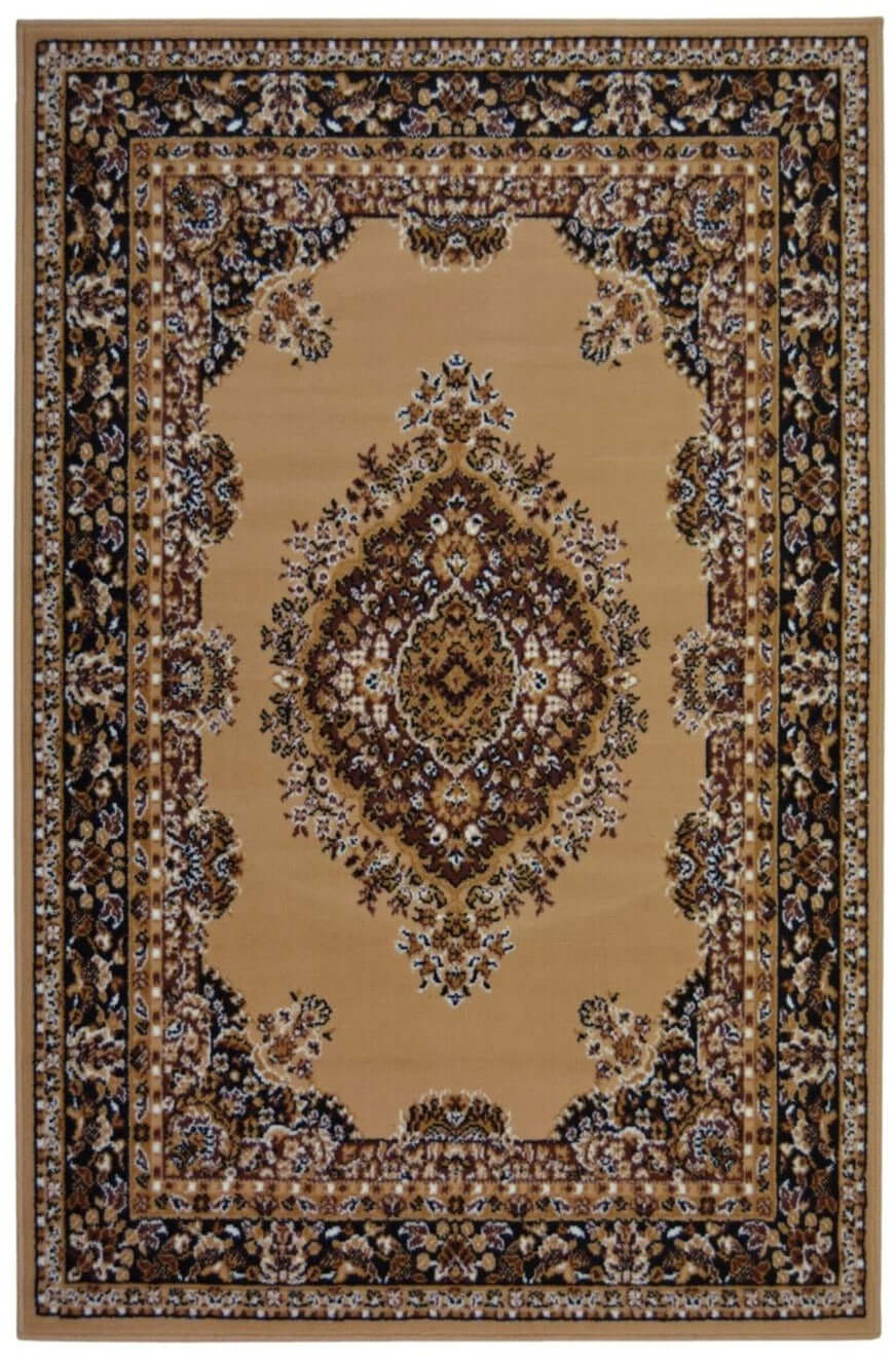 Maestro Traditional Brown Rug | 100% polypropylene