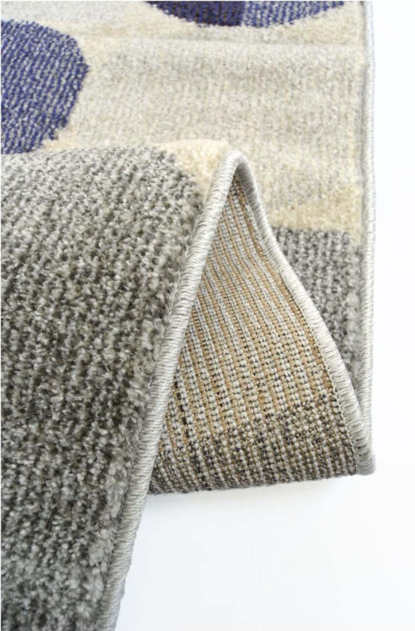 The Rugs Villa Blue Abstract Rug
