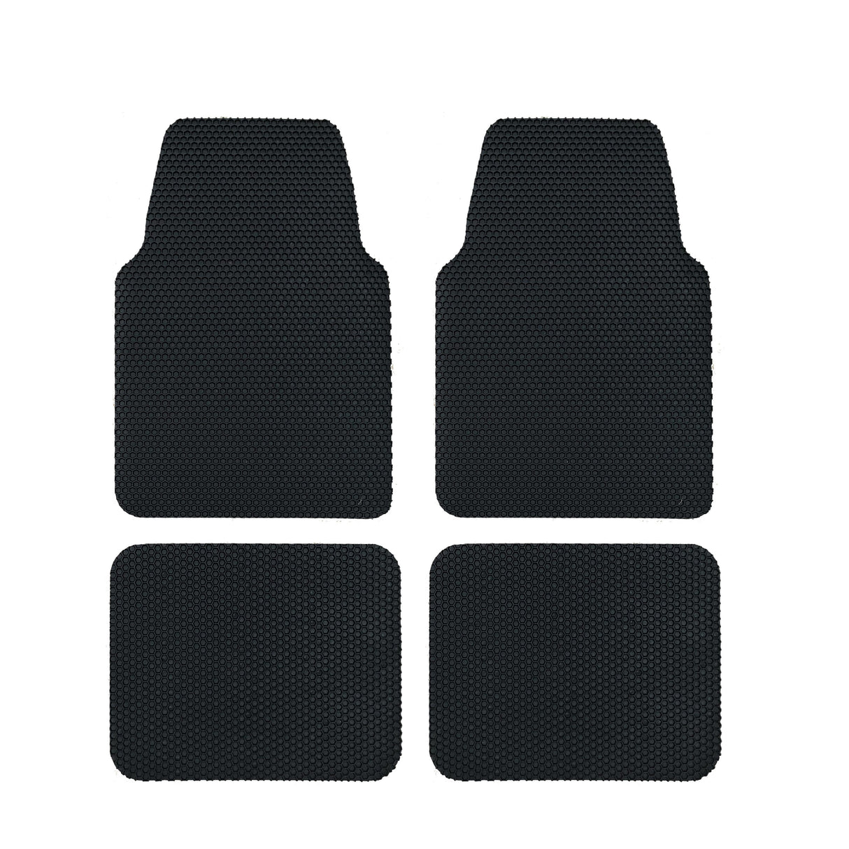 Nicoman Hex Dirt Catcher Large Anti-Slip All-Weather Car Mats 4Pc
