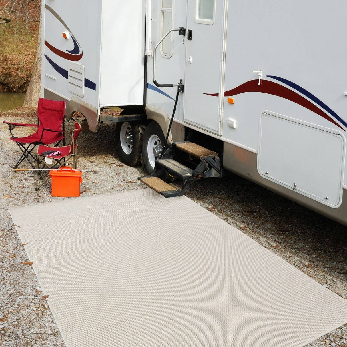 The Rugs Ecology Outdoor Rug Cream 500C