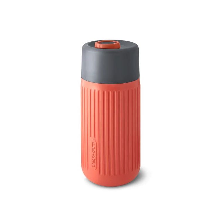 Black+Blum Glass Travel Cup, 340ml, Coral