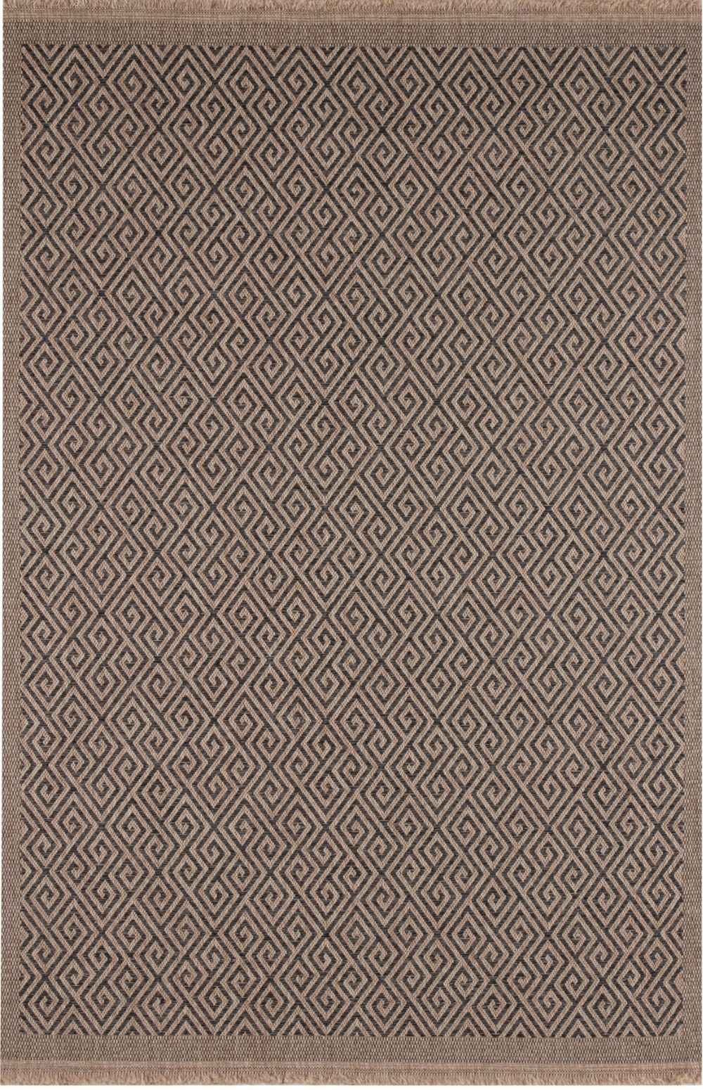 Nature Outdoor Rug Dark Grey by The Rugs