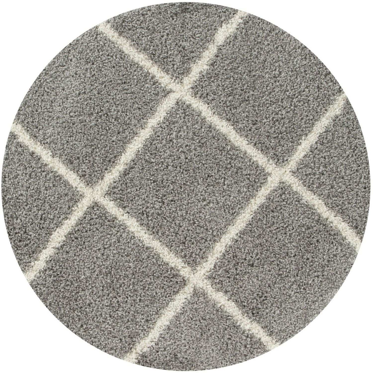 Moroccan Grey Shaggy Rug | 510