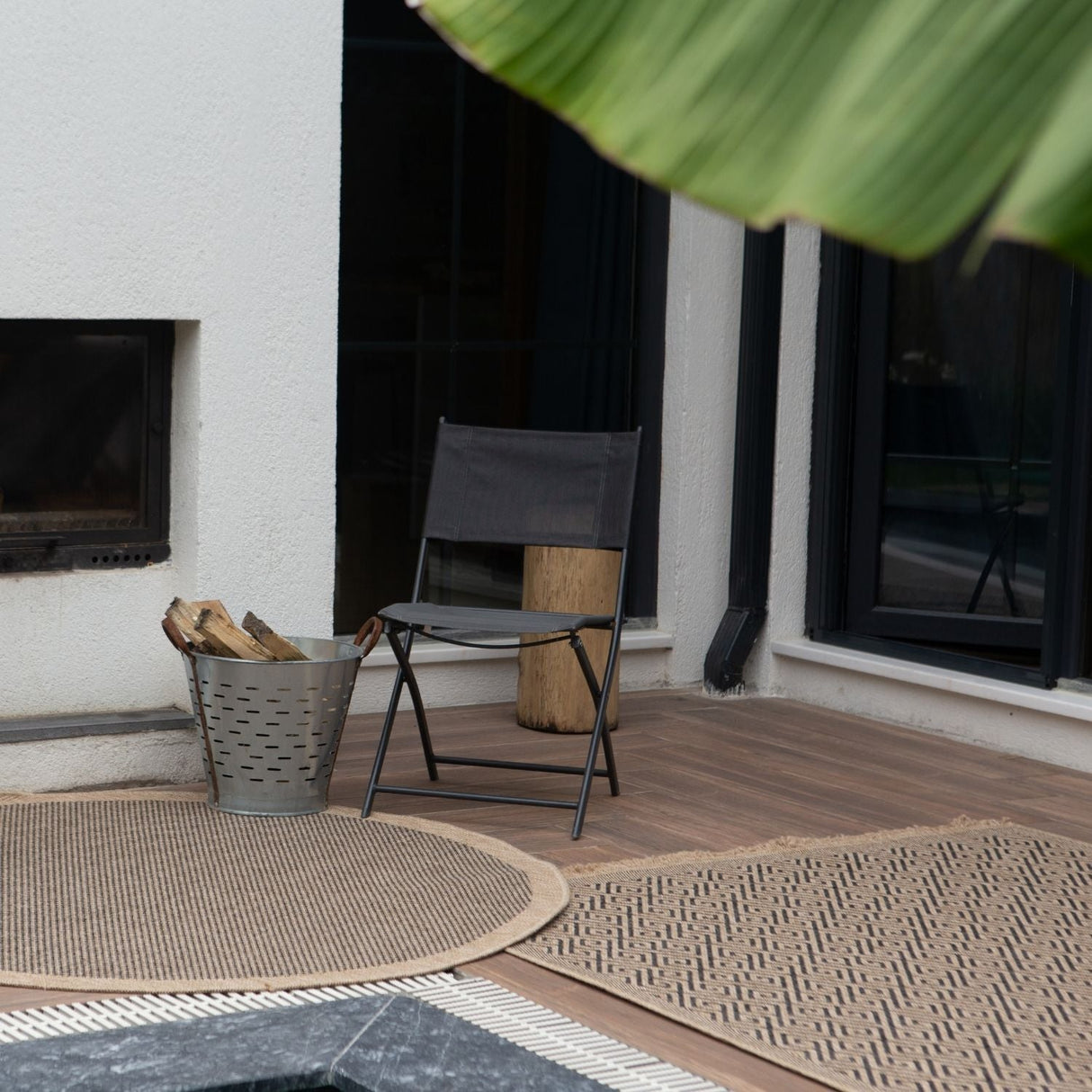 Nature Outdoor Rug Blue 5300B | The Rugs