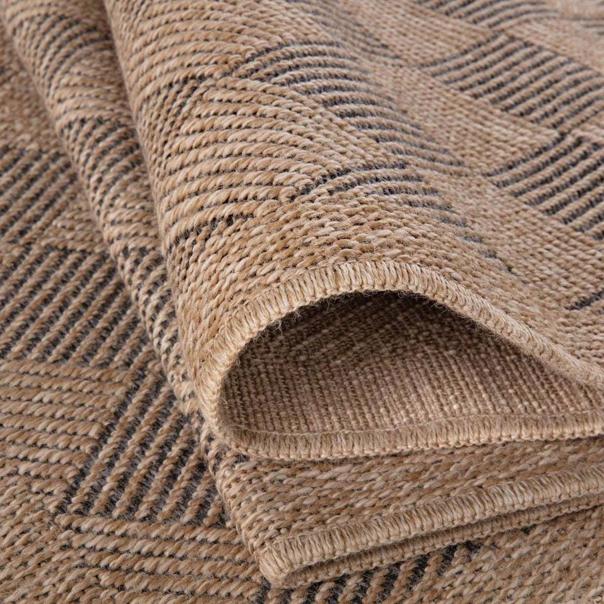 Nature Outdoor Rug Dark Grey 5300DG | The Rugs