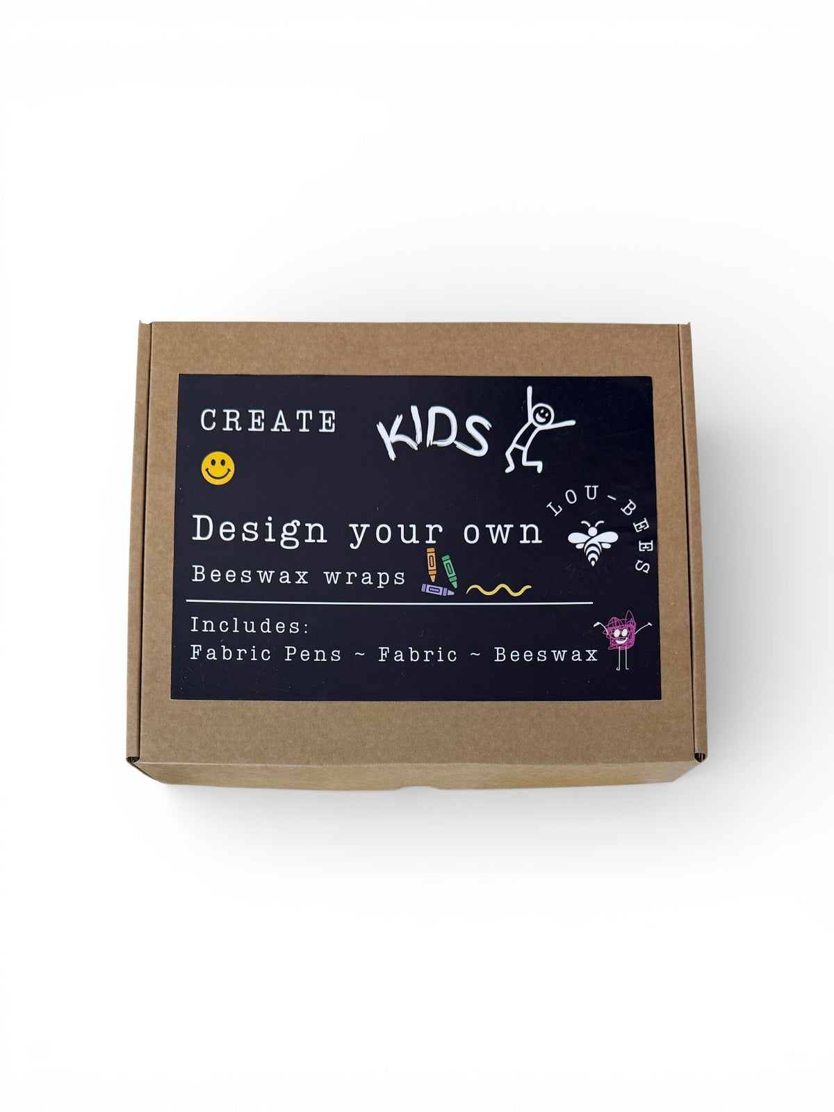 Lou-bees Kids Design Your Own Beeswax Wraps Kit,