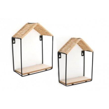 Blush & Bale Set of 2 Wall Shelves