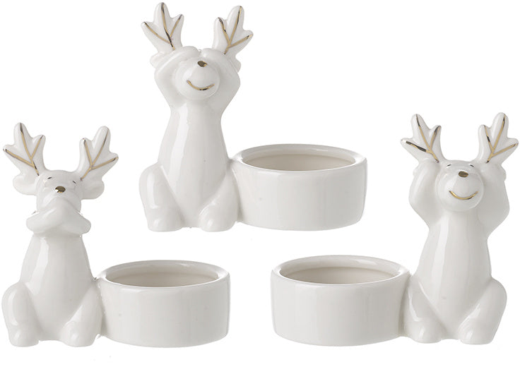 Blush & Bale Reindeer Tealight Holders