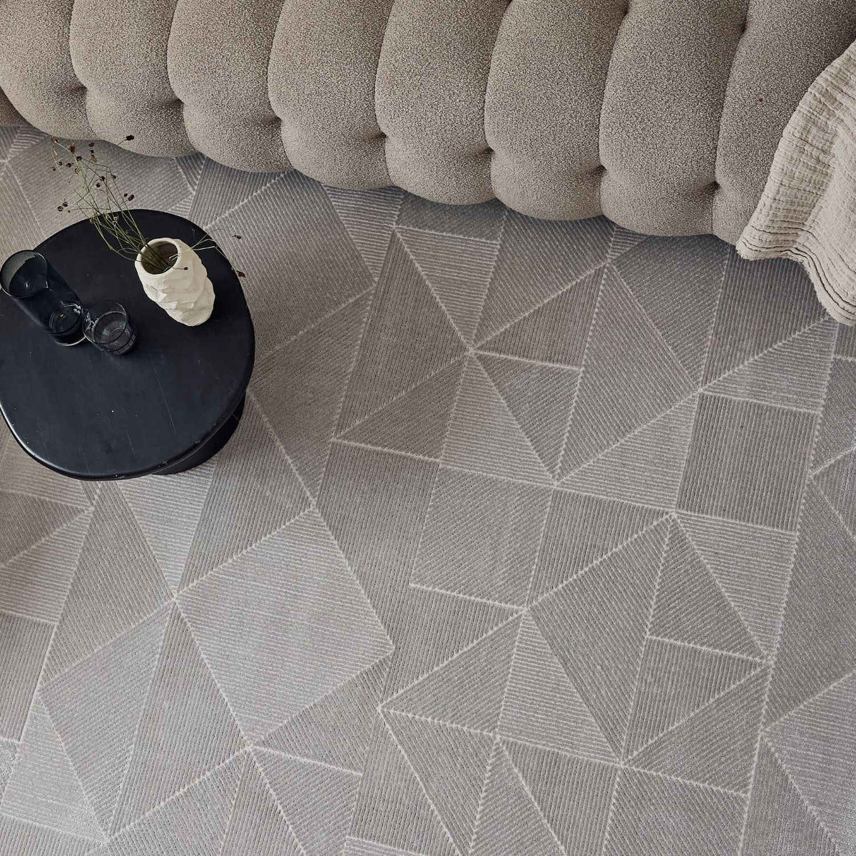 Carmel Grey Rug Abstract 6000 by The Rugs