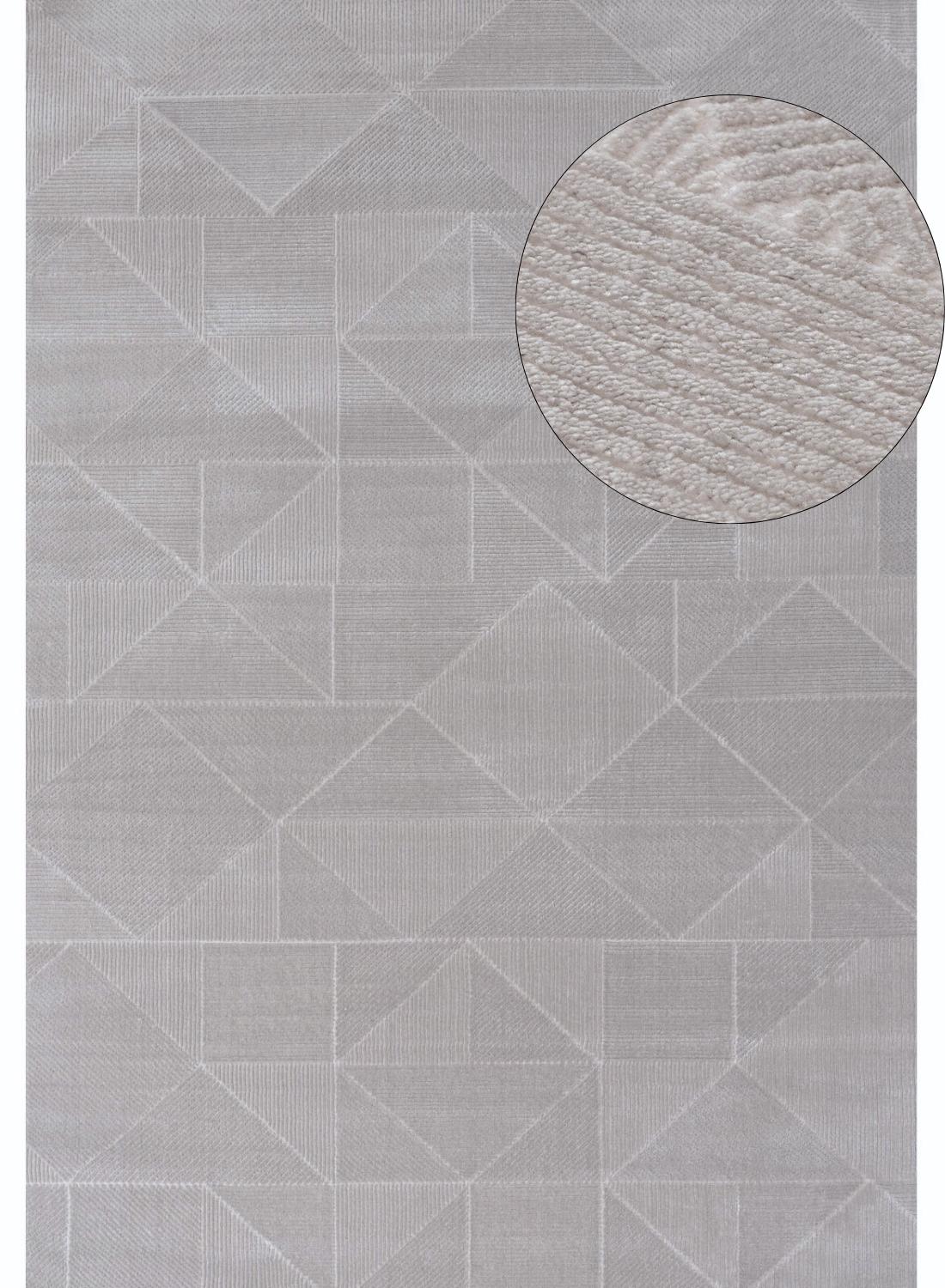 Carmel Grey Rug Abstract 6000 by The Rugs