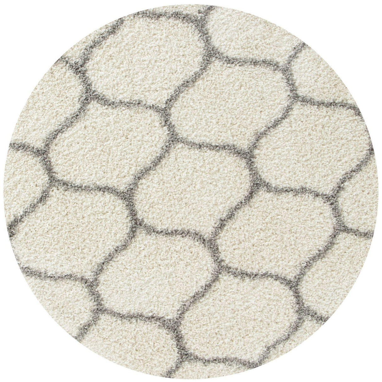The Rugs - Moroccan Ivory Shaggy Rug | 600