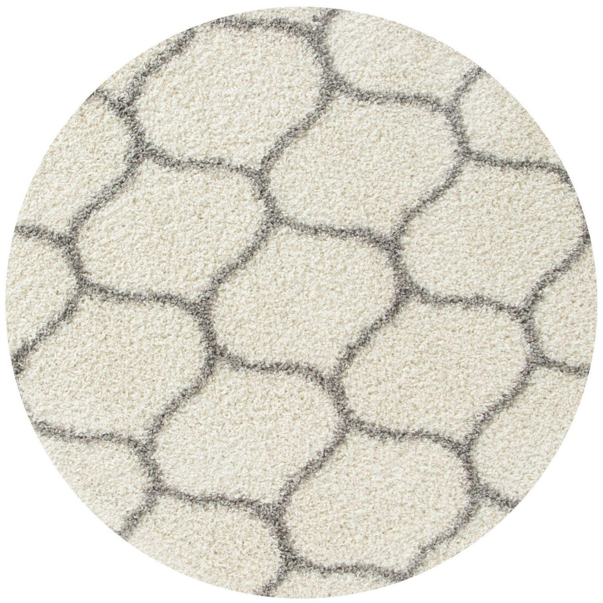 The Rugs - Moroccan Ivory Shaggy Rug | 600