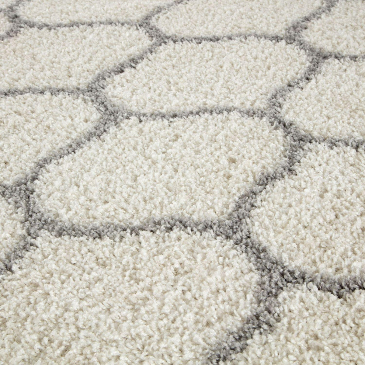 The Rugs - Moroccan Ivory Shaggy Rug | 600