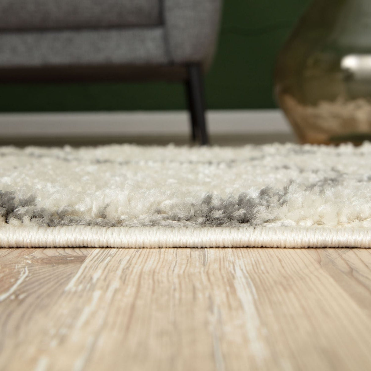 The Rugs - Moroccan Ivory Shaggy Rug | 600