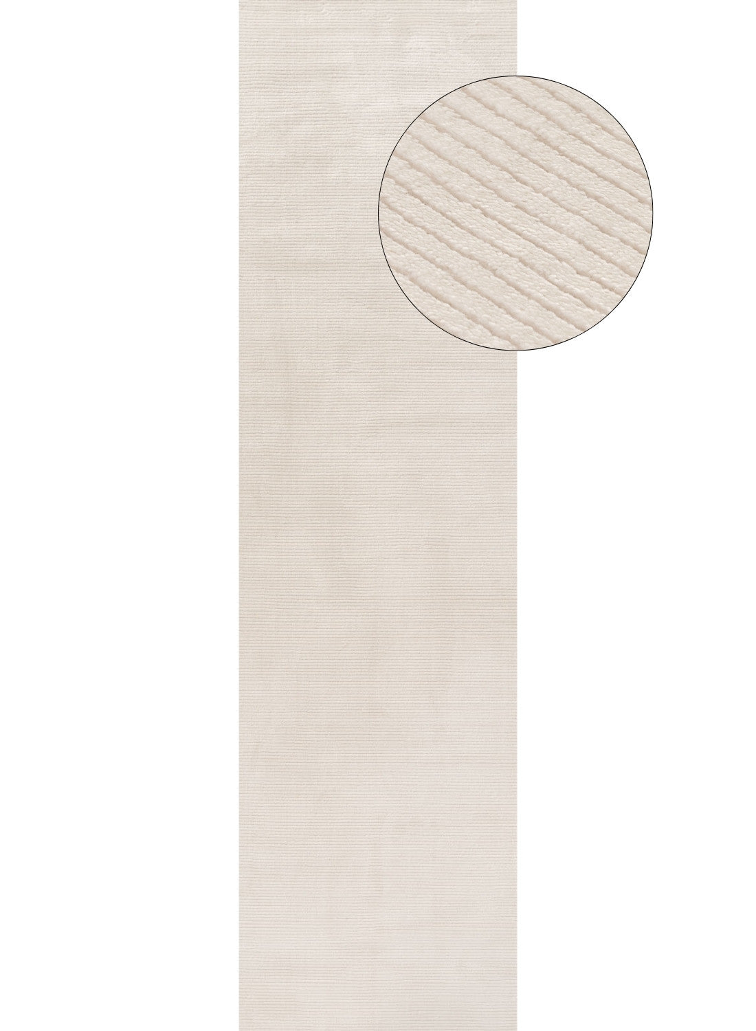 The Rugs Carmel Cream Striped Rug 6010